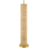 Modern European furniture - Woven Rattan Accent Floor Lamp - www.oroa.com