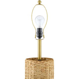 Modern European furniture - Woven Rattan Accent Floor Lamp - www.oroa.com