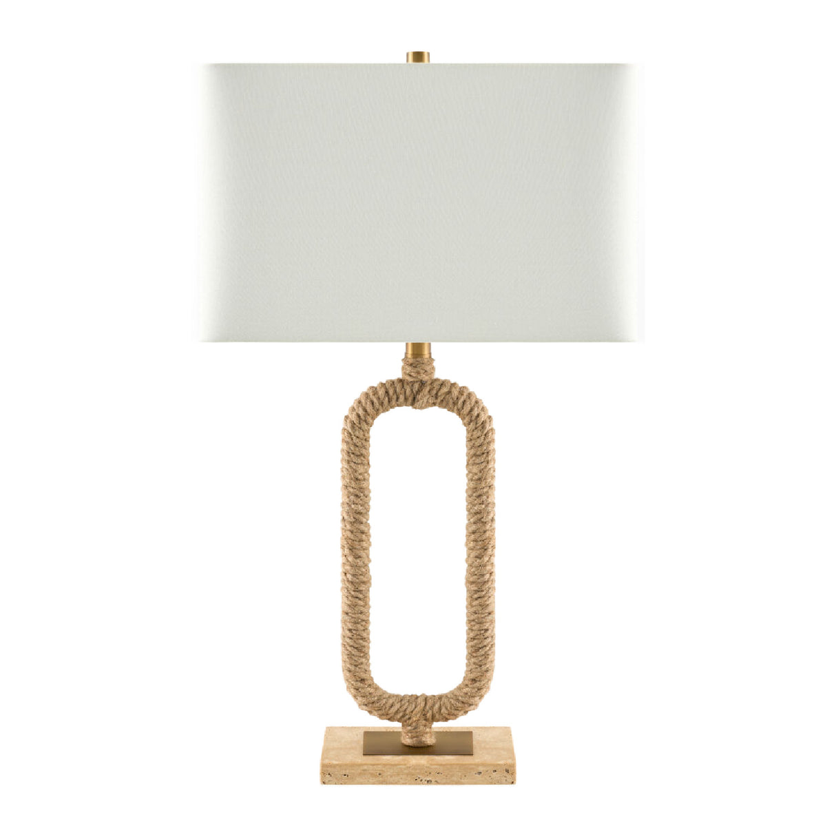   Natural Hemp Wrapped Table Lamp | Oroa.com