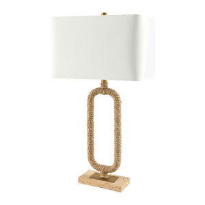   Natural Hemp Wrapped Table Lamp | Oroa.com