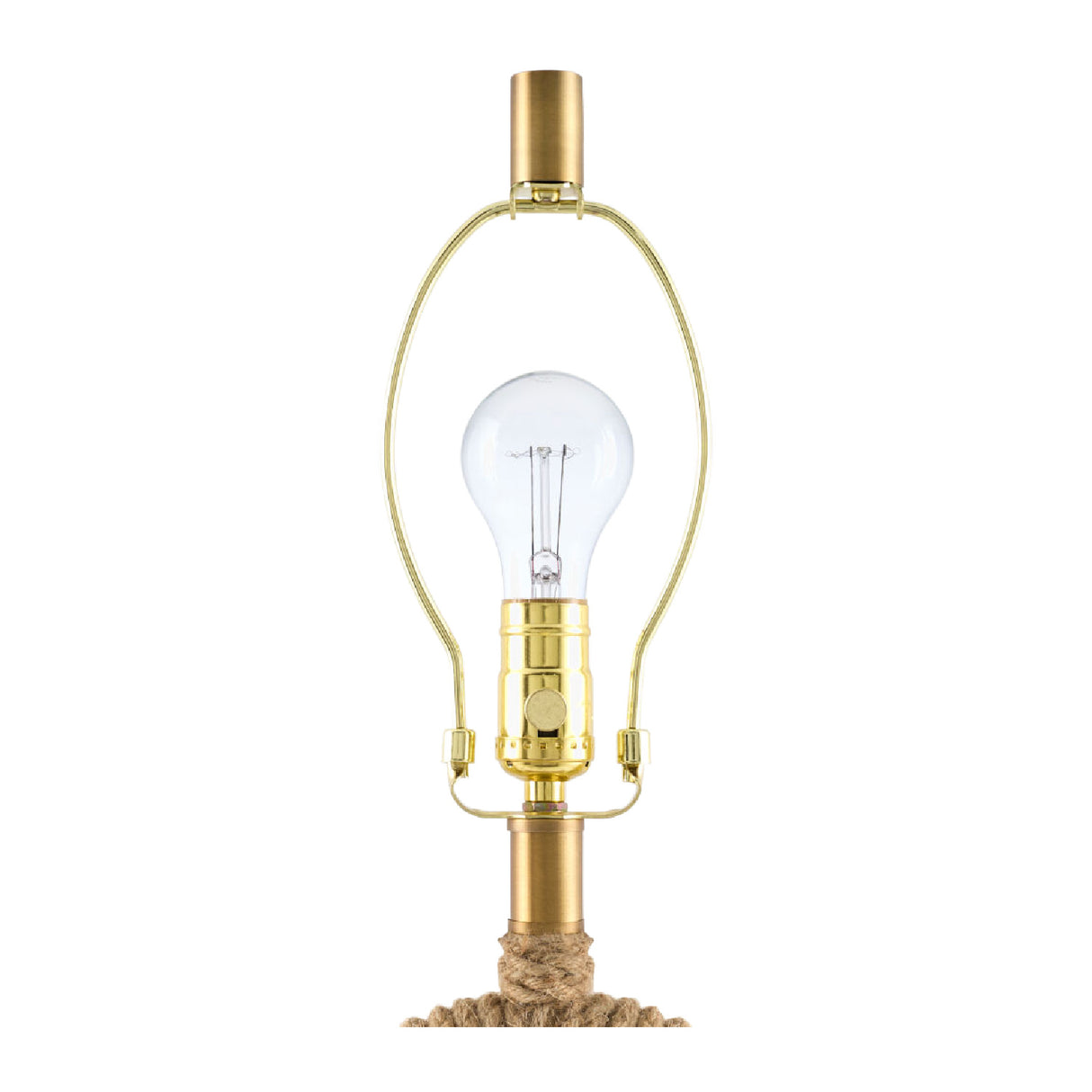   Natural Hemp Wrapped Table Lamp | Oroa.com