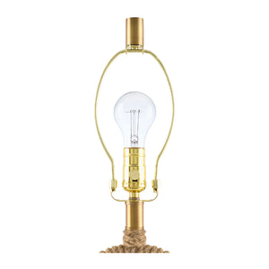   Natural Hemp Wrapped Table Lamp | Oroa.com