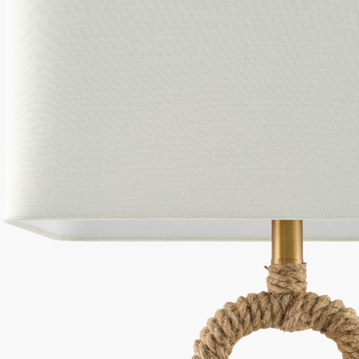   Natural Hemp Wrapped Table Lamp | Oroa.com