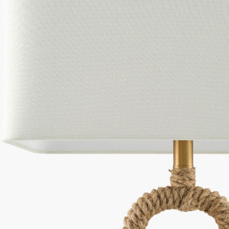 Modern European furniture - Natural Hemp Wrapped Table Lamp - www.oroa.com