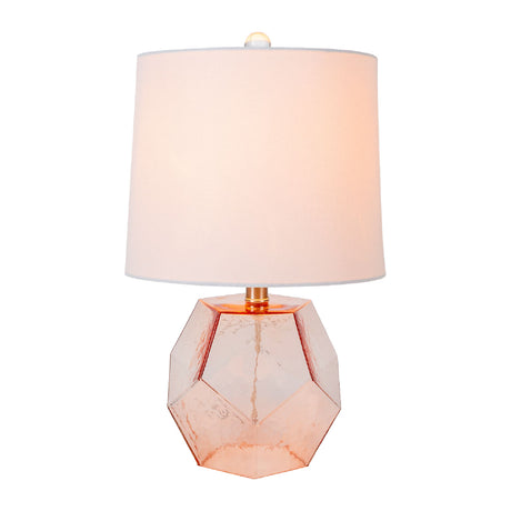   Modern European furniture - Clear Pink Glass Table Lamp - www.oroa.com | Oroa.com