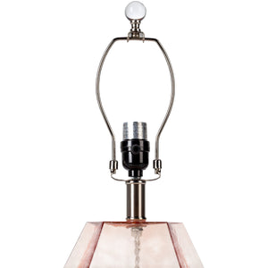  Modern European furniture - Clear Pink Glass Table Lamp - www.oroa.com | Oroa.com