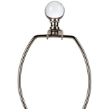 Modern European furniture - Clear Pink Glass Table Lamp - www.oroa.com