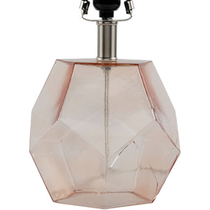   Modern European furniture - Clear Pink Glass Table Lamp - www.oroa.com | Oroa.com
