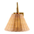 Modern European furniture - Natural Rattan Wall Lamp - www.oroa.com