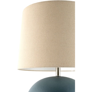   Glazed Ceramic Linen Table Lamp | Oroa.com
