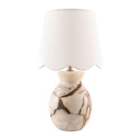 Modern European furniture - Natural Brown Marble Table Lamp - www.oroa.com