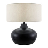 Modern European furniture - Black Iron Accent Table Lamp - www.oroa.com