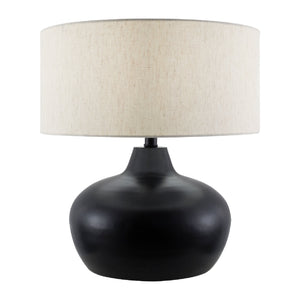   Black Iron Accent Table Lamp | Oroa.com