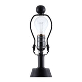 Modern European furniture - Black Iron Accent Table Lamp - www.oroa.com