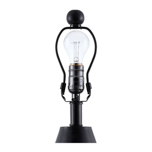   Black Iron Accent Table Lamp | Oroa.com