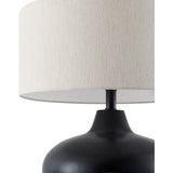 Modern European furniture - Black Iron Accent Table Lamp - www.oroa.com