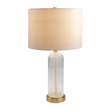 Modern European furniture - Glass Base Accent Table Lamp - www.oroa.com