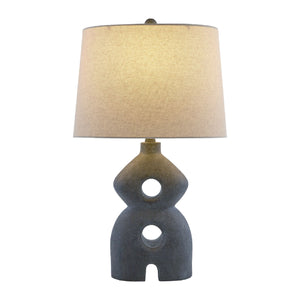   Modern European furniture - Black Sculptured Base Table Lamp - www.oroa.com | Oroa.com