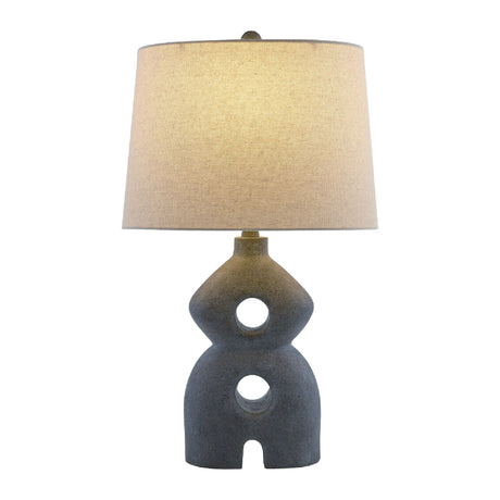   Modern European furniture - Black Sculptured Base Table Lamp - www.oroa.com | Oroa.com