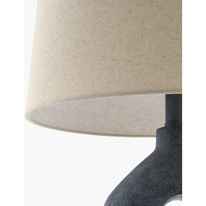   Modern European furniture - Black Sculptured Base Table Lamp - www.oroa.com | Oroa.com