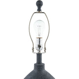 Modern European furniture - Black Sculptured Base Table Lamp - www.oroa.com