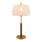 Modern European furniture - White Cotton Accent Table Lamp - www.oroa.com