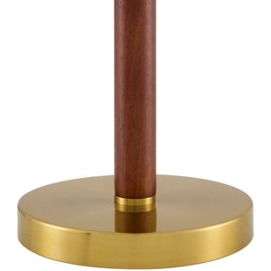   White Cotton Accent Table Lamp | Oroa.com