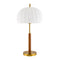 Modern European furniture - White Cotton Accent Table Lamp - www.oroa.com