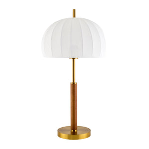   White Cotton Accent Table Lamp | Oroa.com