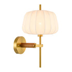 Modern European furniture - White Cotton Accent Wall Lamp - www.oroa.com