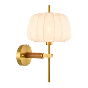 Modern European furniture - White Cotton Accent Wall Lamp - www.oroa.com