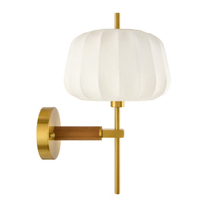   Modern European furniture - White Cotton Accent Wall Lamp - www.oroa.com | Oroa.com