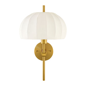   Modern European furniture - White Cotton Accent Wall Lamp - www.oroa.com | Oroa.com