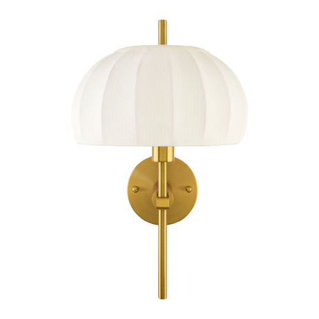 Modern European furniture - White Cotton Accent Wall Lamp - www.oroa.com