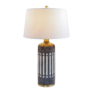   Gray Cement Accent Table Lamp | Oroa.com