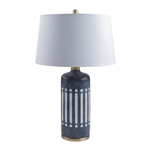   Gray Cement Accent Table Lamp | Oroa.com
