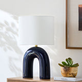 Modern European furniture -  Arched Ceramic Accent Table Lamp - www.oroa.com