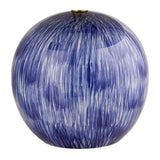 Modern European furniture - Glazed Blue Ceramic Table Lamp - www.oroa.com