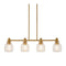Modern European furniture - 4-Light Glass Linear Chandelier - www.oroa.com