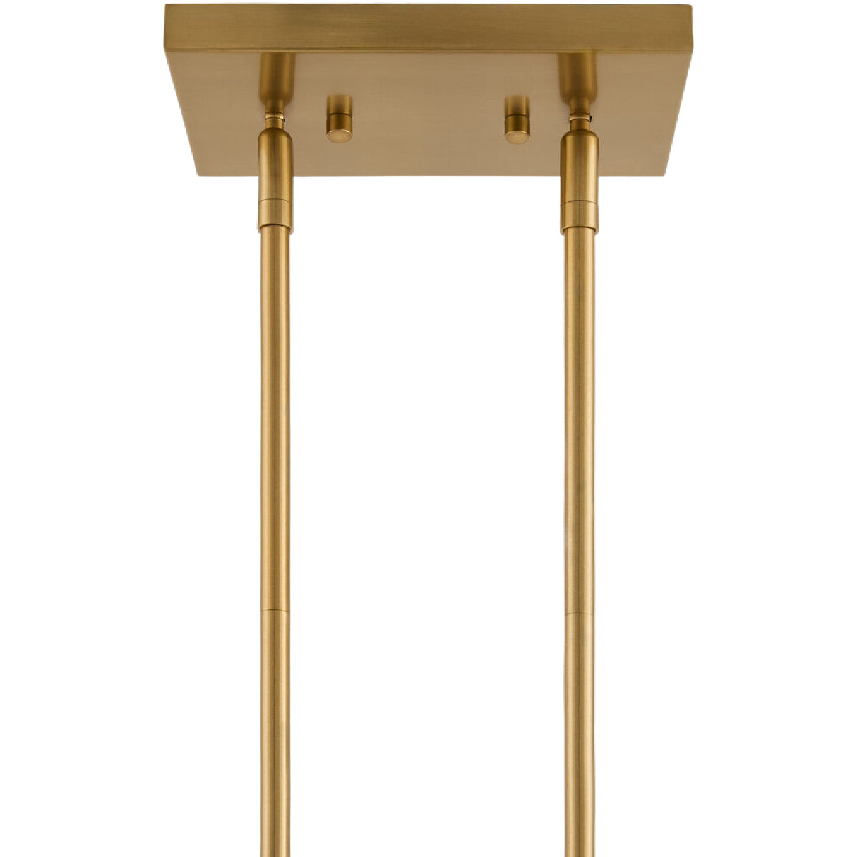   4-Light Glass Linear Chandelier | Oroa.com