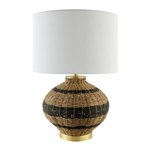   Modern European furniture -  Natural Rattan Base Table Lamp - www.oroa.com | Oroa.com
