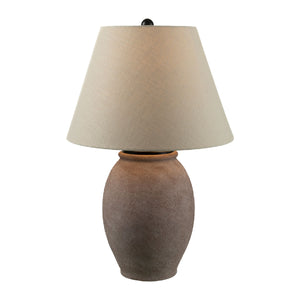   Modern European furniture - Brown Cement Accent Table Lamp - www.oroa.com | Oroa.com