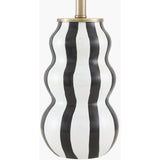 Modern European furniture - Wavy Stripes Ceramic Table Lamps (2) - www.oroa.com