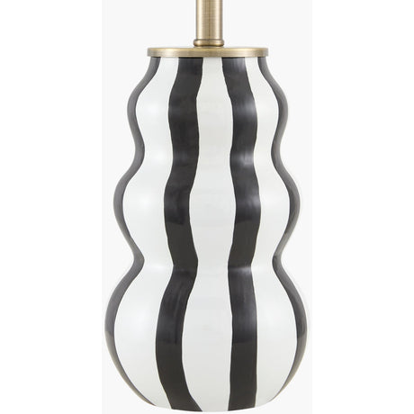 Modern European furniture - Wavy Stripes Ceramic Table Lamps (2) - www.oroa.com