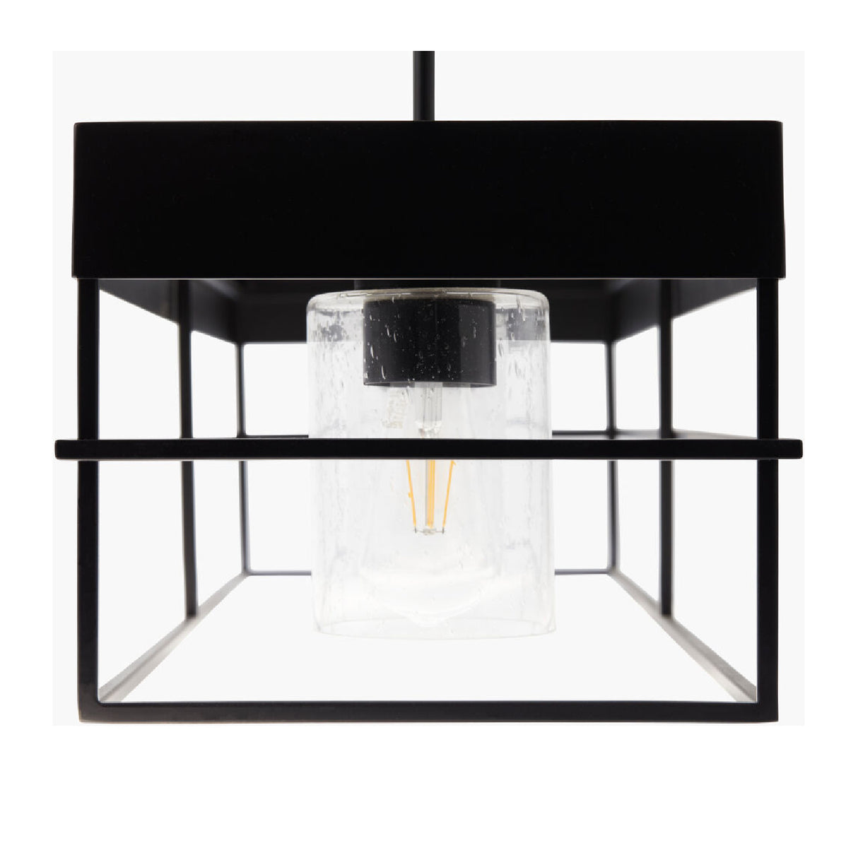   Modern European furniture - Black Framed 4-Light Linear Chandelier - www.oroa.com | Oroa.com