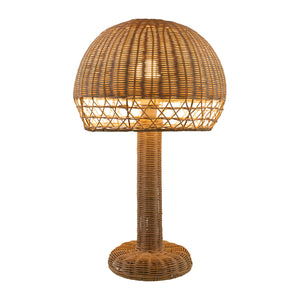   Modern European furniture - Dome Natural Rattan Table Lamp - www.oroa.com | Oroa.com