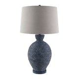 Modern European furniture - Painted Rattan Accent Table Lamp - www.oroa.com