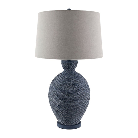 Modern European furniture - Painted Rattan Accent Table Lamp - www.oroa.com