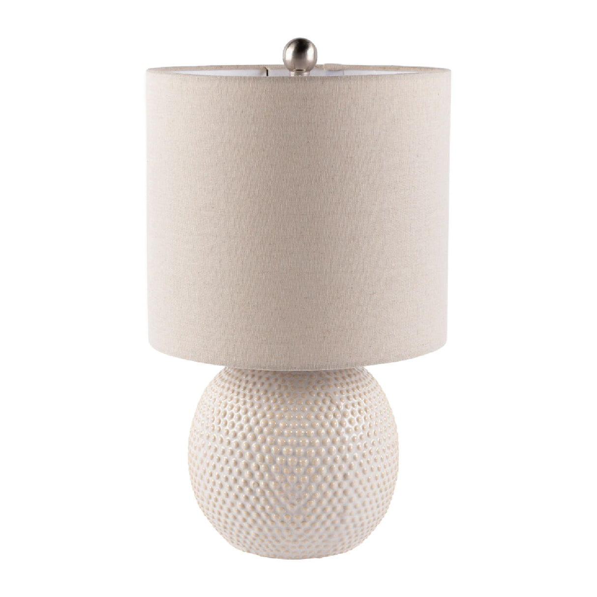   Modern European furniture - Glazed Beige Ceramic Table Lamp - www.oroa.com | Oroa.com