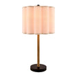 Modern European furniture - Cream Linen Pleated Table Lamp - www.oroa.com